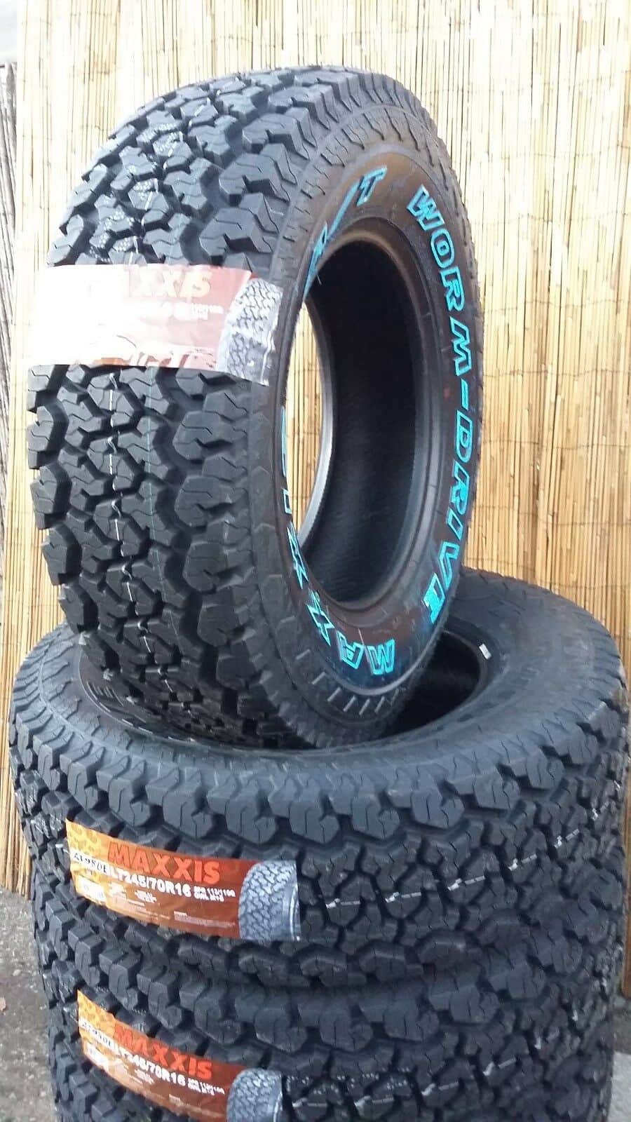 Off Road Tyres 2 x 205/80/16 110Q Maxxis Wormdrive AT-980E On